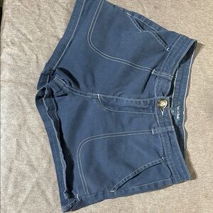 Modcloth High Waist Navy Shorts